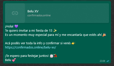 Invitaciones para quinceañeras modernas
